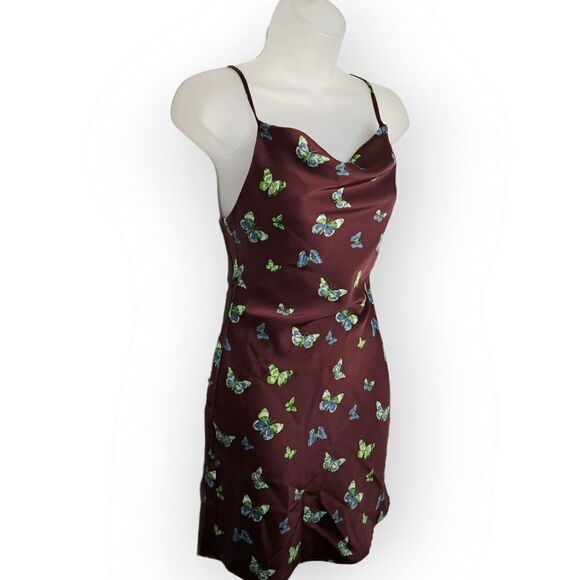 Urban Outfitters UO Mallory Butterfly Mini Slip Dress size XS - Picture 2 of 7